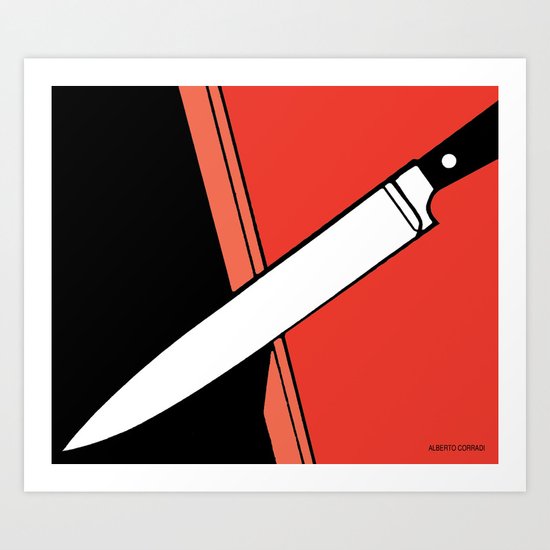 THE KNIFE Art Print