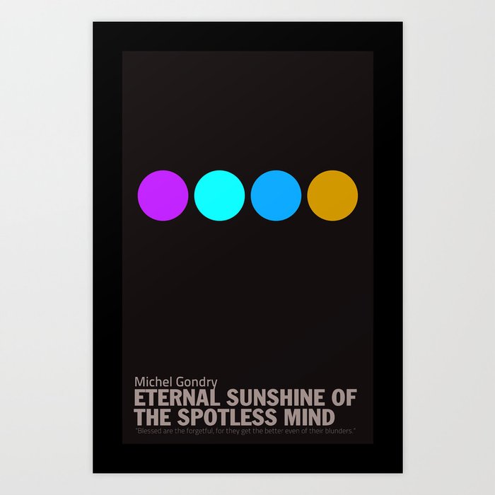 Eternal Sunshine Of A Spotless Mind Minimalist Movie Poster Art Print By Esecamalich Society6