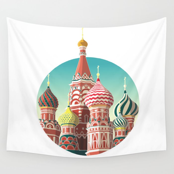 Saint Basil's Cathedral Wall Tapestry