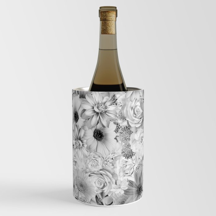 zinc titanium white floral bouquet aesthetic assemblage Wine Chiller