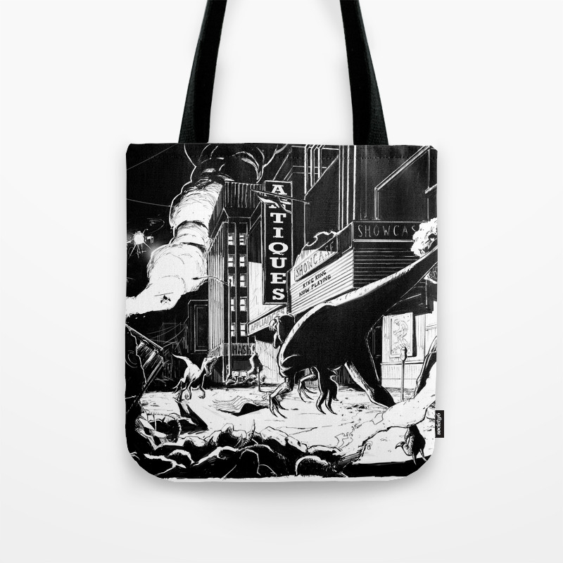 rampage tote bag