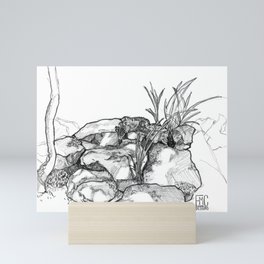 Garden Sketch Mini Art Print