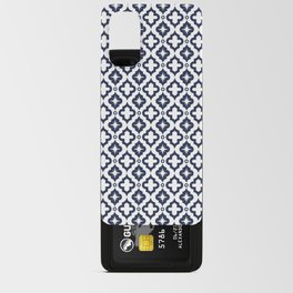 Navy Blue Ornamental Arabic Pattern Android Card Case