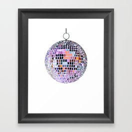 Let's Have a Disco Ball Framed Art Print