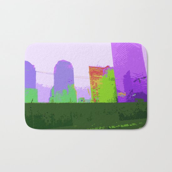 NY#2 Ground Zero, Purple Bath Mat