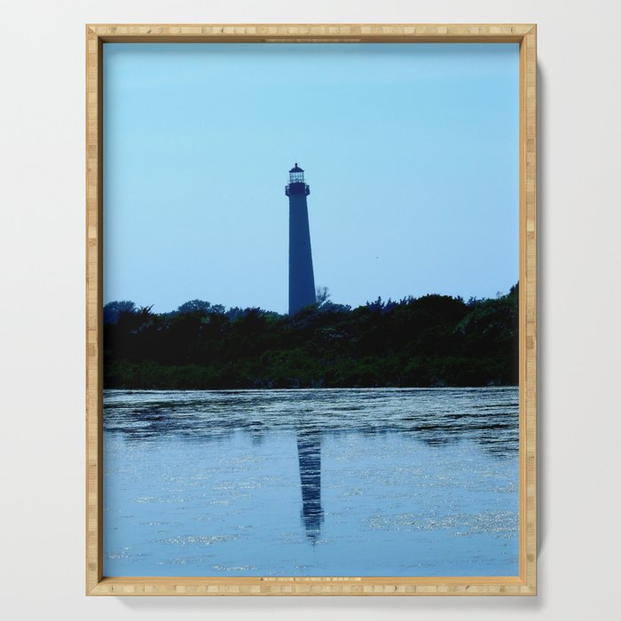 cape may lighthouse Serving Tray