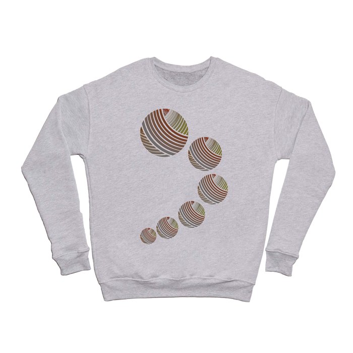planet pattern Crewneck Sweatshirt