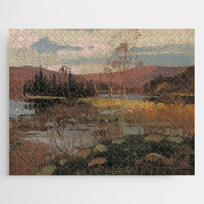 Tom Thomson Spring in Algonquin Park Canada, Canadian Oil Painting