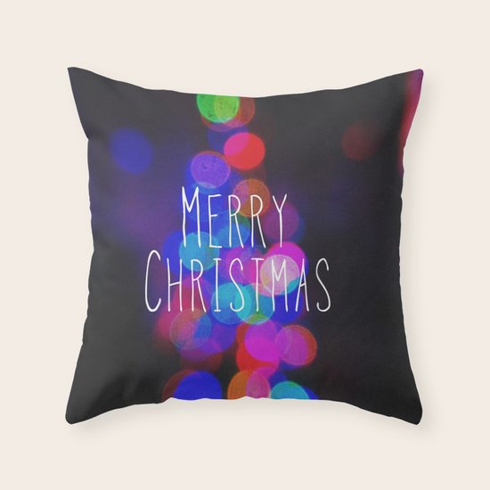 Merry Christmas Throw Pillow