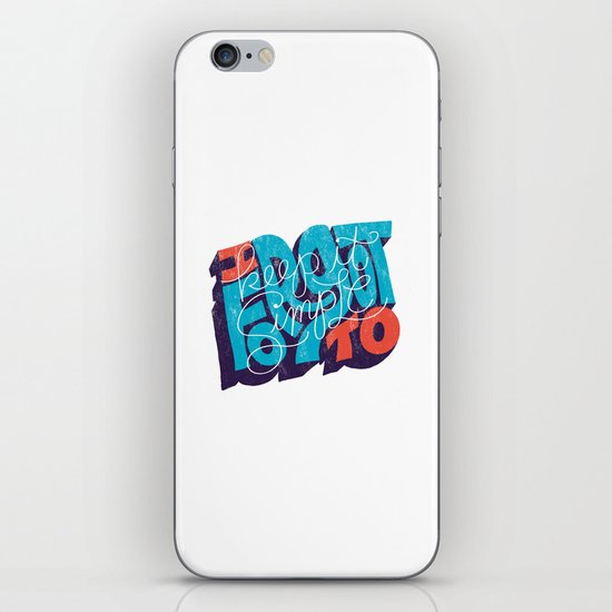 I Forgot to Keep it Simple iPhone & iPod Skin