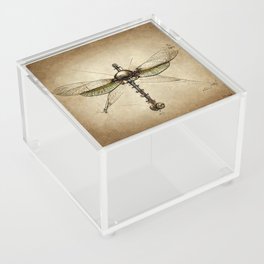 Steampunk mechanical Dragonfly no.1 Acrylic Box
