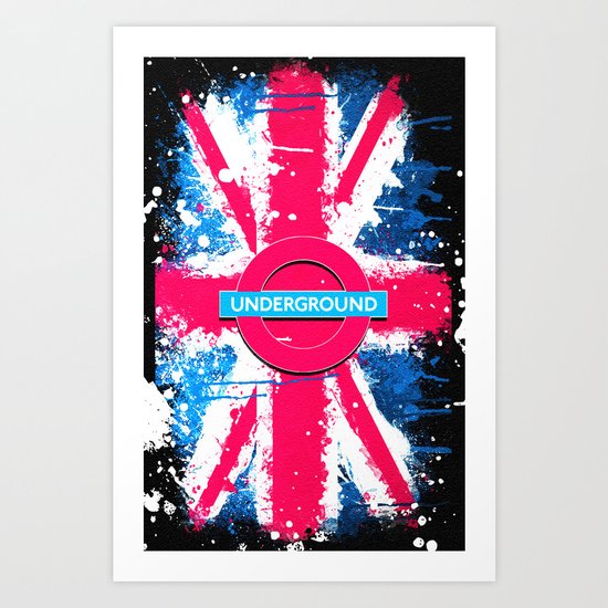 UNDERGROUND - for IPhone - Art Print