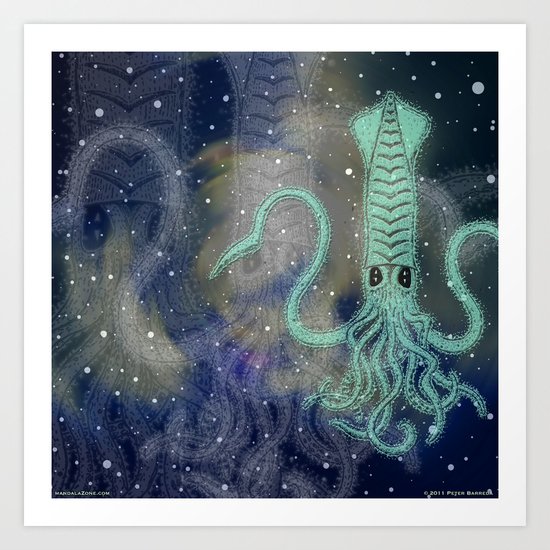 óbu exotica gallery mandala Art Print