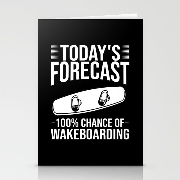 Wakeboarding Wakesurfing Boat Beginner Stationery Cards