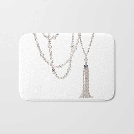 White Pearl Bath Mat