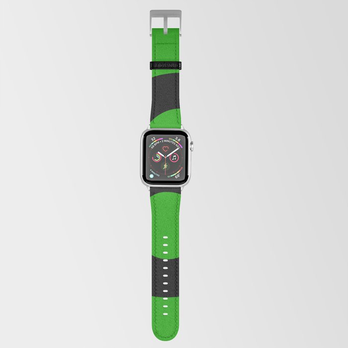 Number 6 (Black & Green) Apple Watch Band