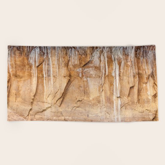 Time's Language (Zion National Park, Utah) Beach Towel
