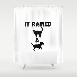 Cat and Dog Shower Curtain