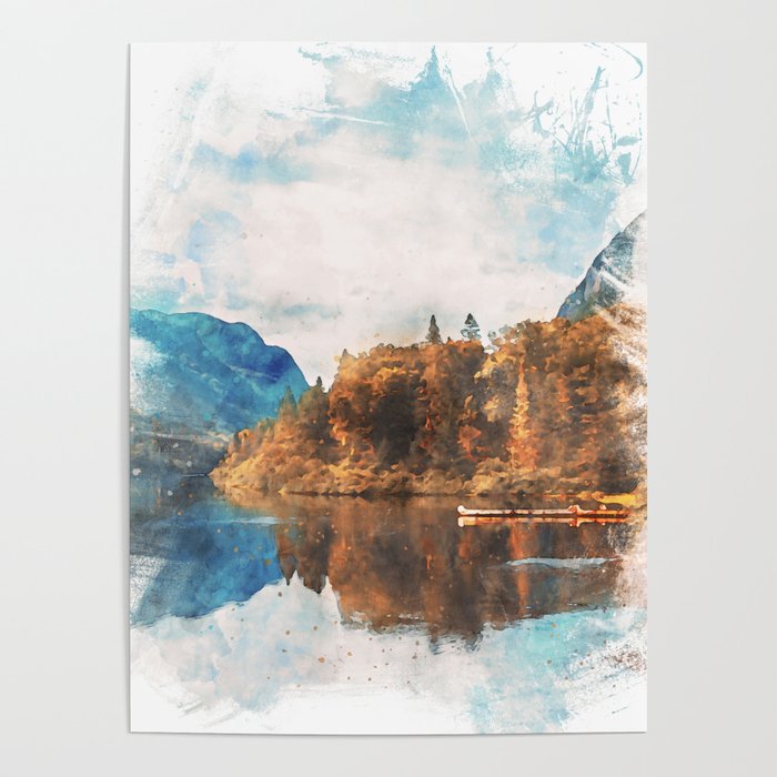 Lake Tahoe, Landscape Poster