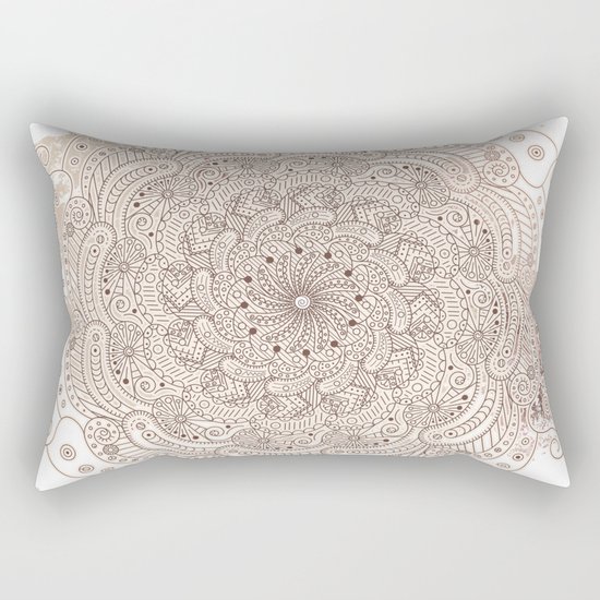 Round ornament Rectangular Pillow