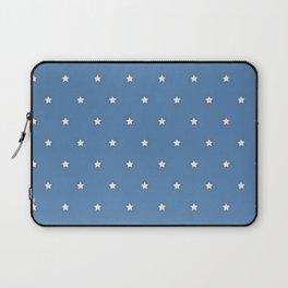 White And Light Blue Magic Stars Collection Laptop Sleeve