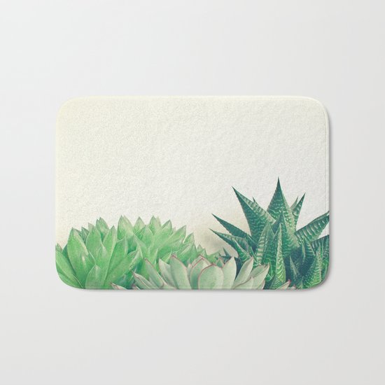 Succulent Forest Bath Mat