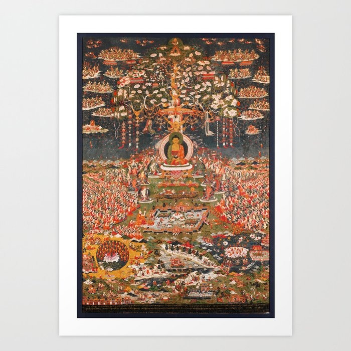 Amitabha Buddha of Eternal Life Art Print