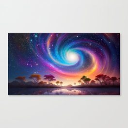 Galaxy Sky On Space Alien Planet Florida Canvas Print