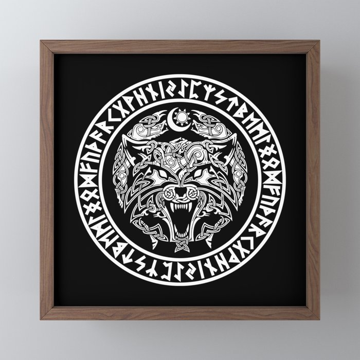 Style Iron Viking Decor Norse Mythology Symbols Wall Hanging