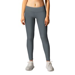 Dignified Dark Gray Blue Solid Color Pairs To Sherwin Williams Grays Harbor SW 6236 Leggings | Simple, Pattern, Bluesolidcolor, Solidcolor, Solidcolors, Gray, Bluegray, Solid, Graphicdesign, Blue 
