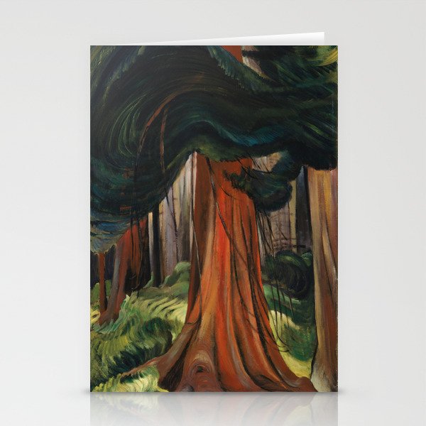 Red Cedar by Emily Carr Stationery Cards