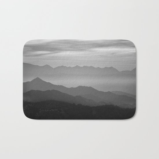 Misty mountains Bath Mat