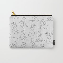 Full Body Girls in line pattern Carry-All Pouch