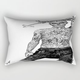 Rick Genest  Rectangular Pillow