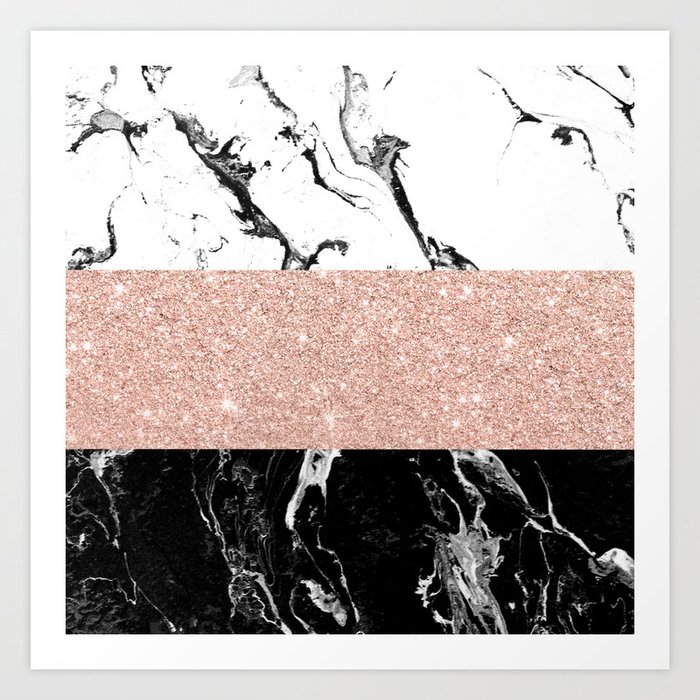 Rose gold white and black Outlet