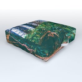 PNW Hiking Trail | Cannon Beach at Ecola Outdoor Floor Cushion