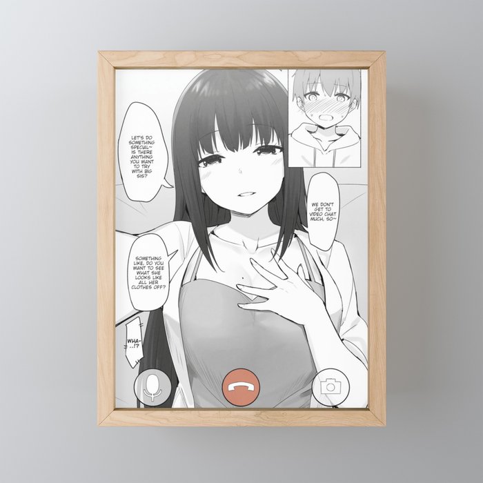Super Sexy And Hot Anime Girl Framed Mini Art Print by PureKinography |  Society6