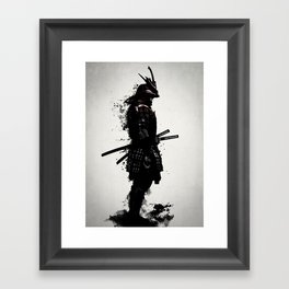 Armored Samurai Framed Art Print