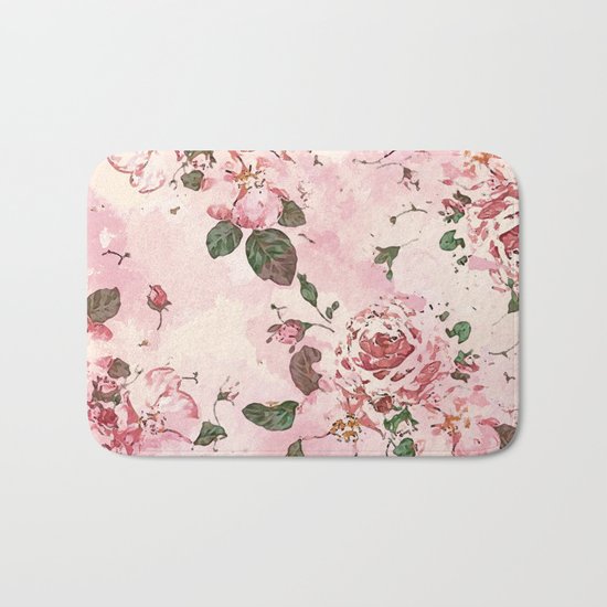 Roses Blossom Bath Mat
