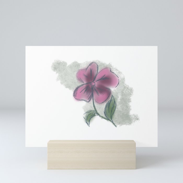 Purple Flower Mini Art Print