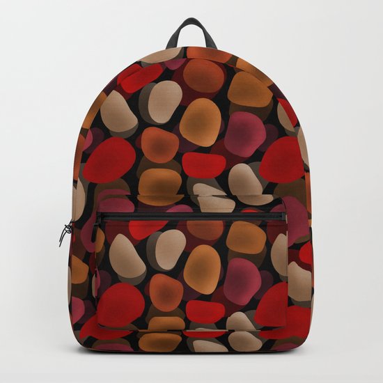 Abstract pattern . Sea stones .2 . Backpack