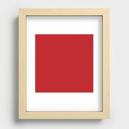 Crimson Recessed Framed Print