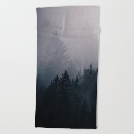 Lost in the Fog Beach Towel