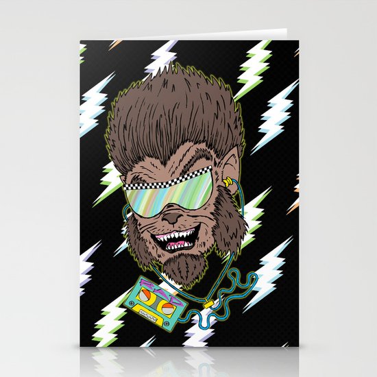 Hungry Like the Werewolf Stationery Cards