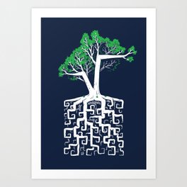 Square Root Art Print