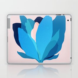Abstraction_FLOWER_BLUE_BLOSSOM_BLOOM_BEAUTY_POP_ART_0505A Laptop Skin
