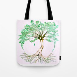 Tree of Life Watercolor Tote Bag