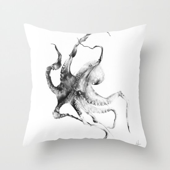 Octopus Throw Pillow
