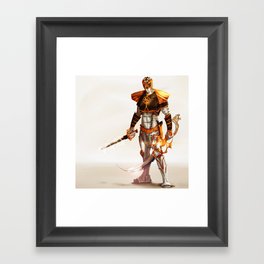 White Ranger Framed Art Print