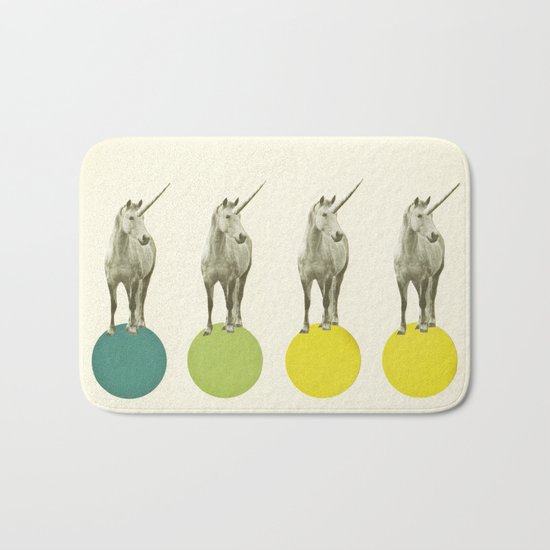 Unicorn Parade Bath Mat